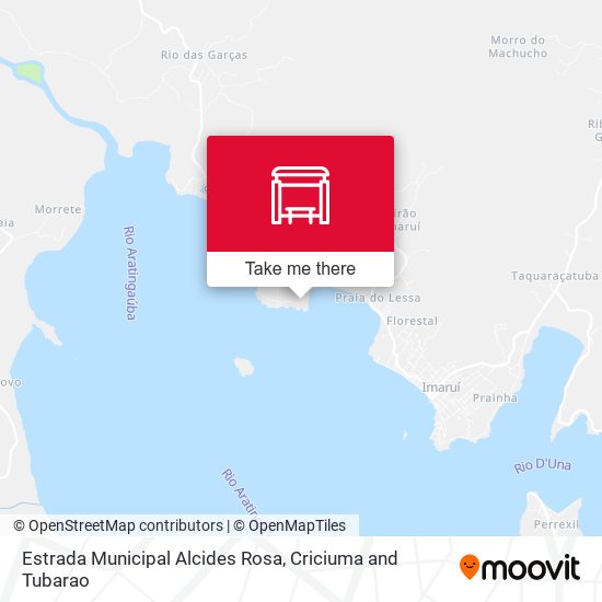 Estrada Municipal Alcides Rosa map