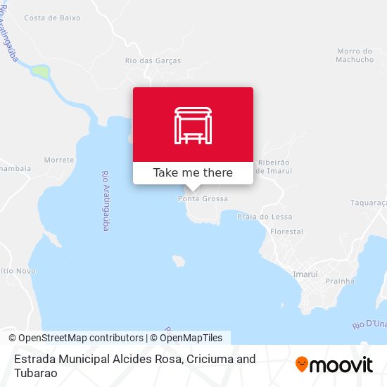 Estrada Municipal Alcides Rosa map