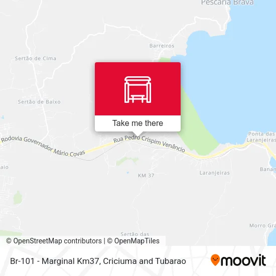 Br-101 - Marginal Km37 map