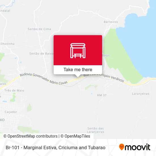 Br-101 - Marginal Estiva map
