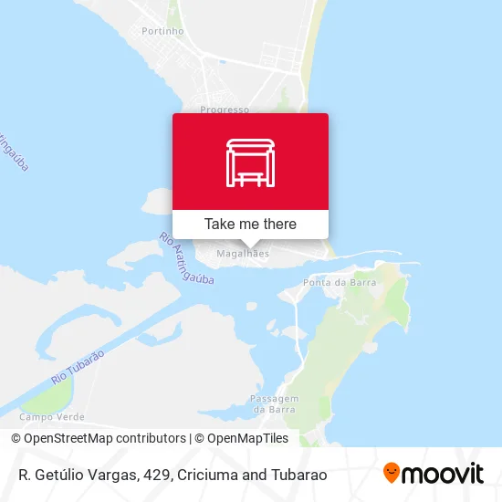 R. Getúlio Vargas, 429 map