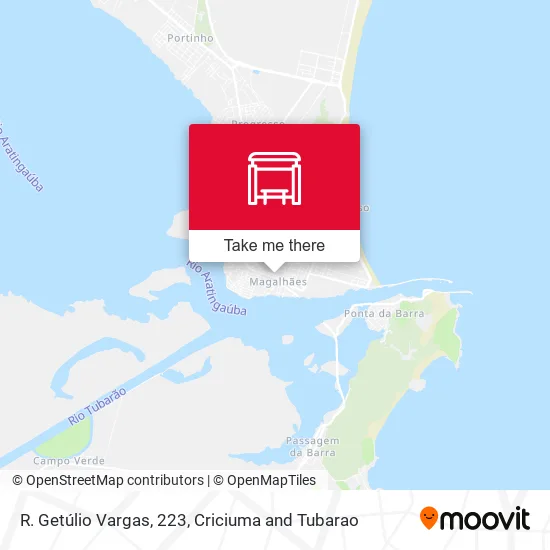 R. Getúlio Vargas, 223 map