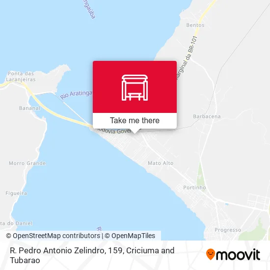 R. Pedro Antonio Zelindro, 159 map