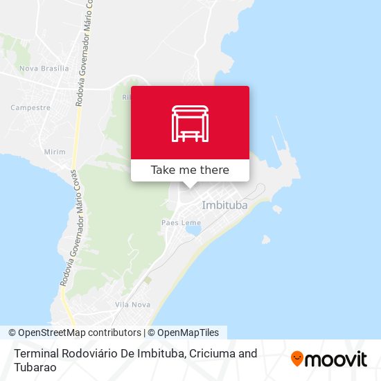 Mapa Terminal Rodoviário De Imbituba