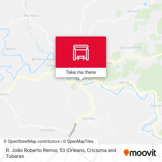 R. João Roberto Remor, 53 |Orleans map