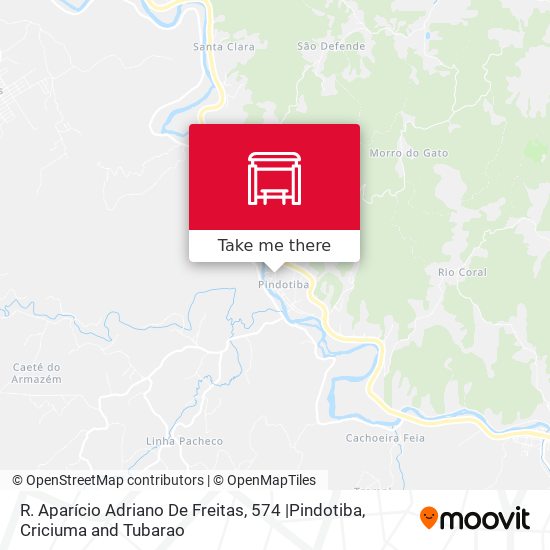 R. Aparício Adriano De Freitas, 574 |Pindotiba map