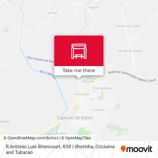 R.Antônio Luís Bitencourt, 838 | Ilhotinha map