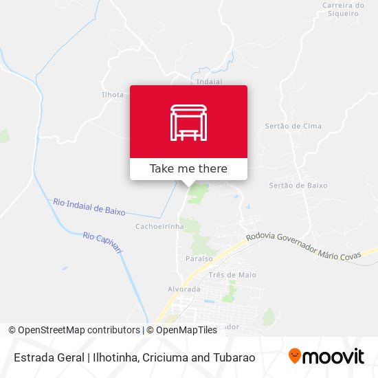 Estrada Geral | Ilhotinha map