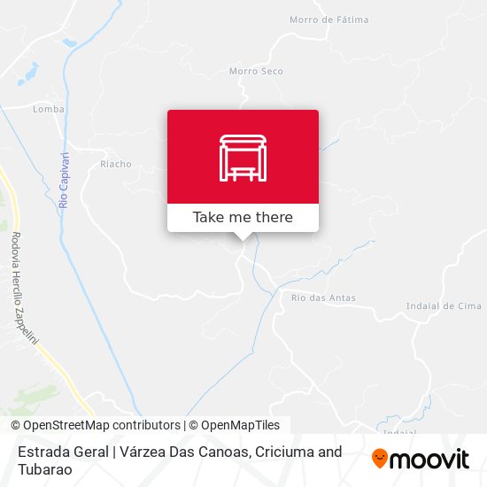 Estrada Geral | Várzea Das Canoas map