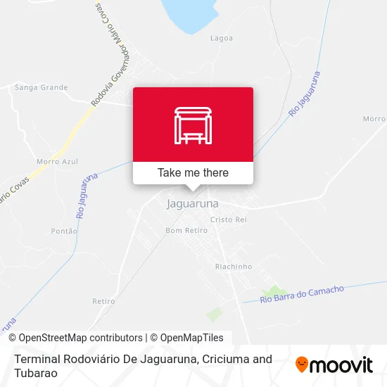 Terminal Rodoviário De Jaguaruna map