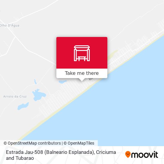 Estrada Jau-508 (Balneario Esplanada) map