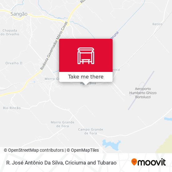 R. José Antônio Da Silva map