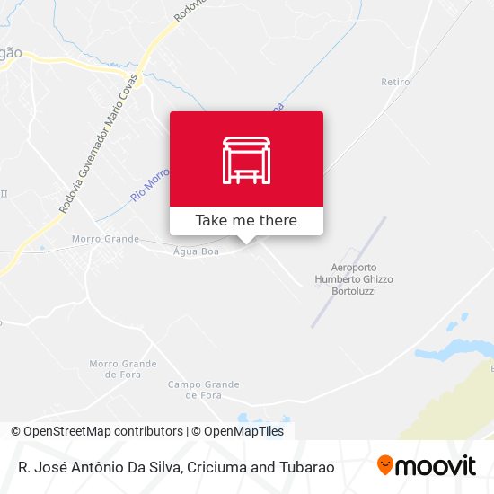R. José Antônio Da Silva map