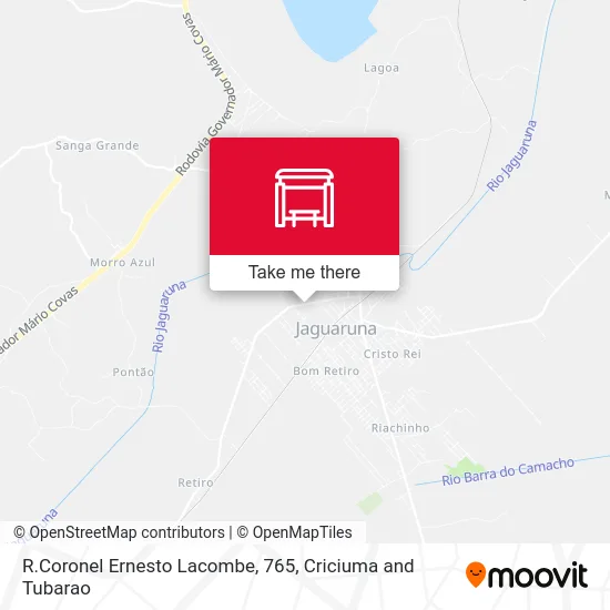 R.Coronel Ernesto Lacombe, 765 map