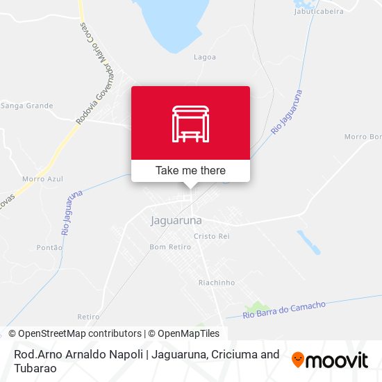 Rod.Arno Arnaldo Napoli | Jaguaruna map
