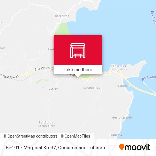 Br-101 - Marginal Km37 map