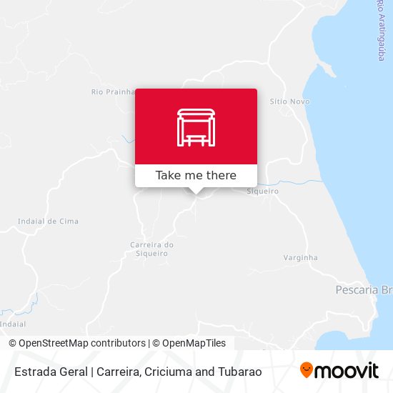 Estrada Geral | Carreira map