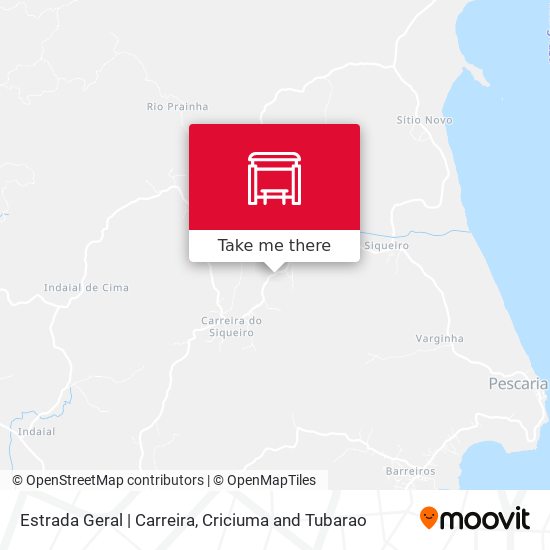 Estrada Geral | Carreira map