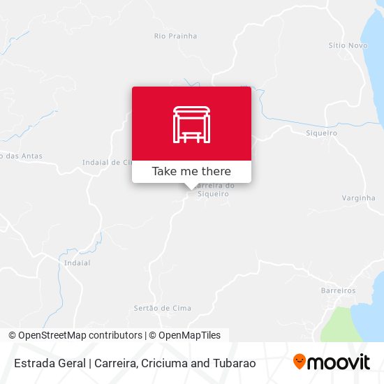 Estrada Geral | Carreira map