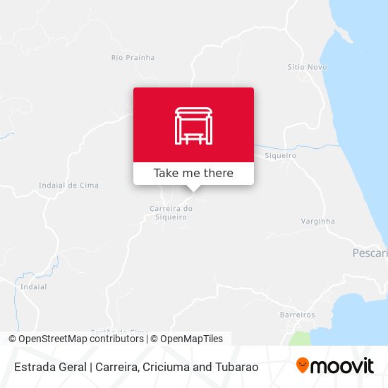 Estrada Geral | Carreira map