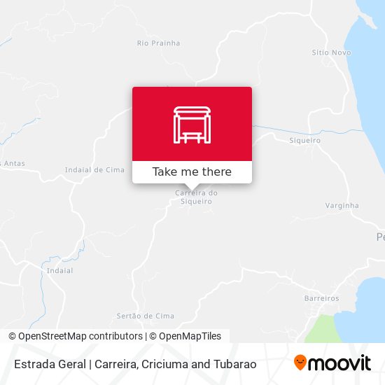 Estrada Geral | Carreira map