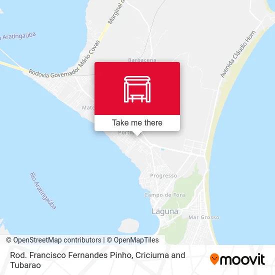 Rod. Francisco Fernandes Pinho map