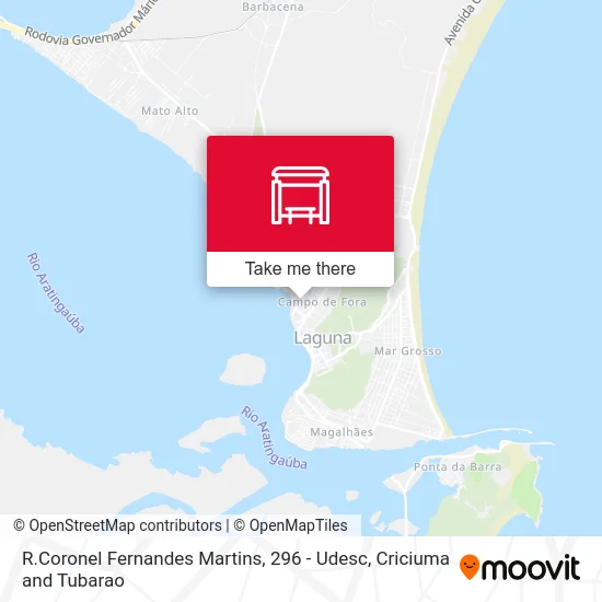 R.Coronel Fernandes Martins, 296 - Udesc map