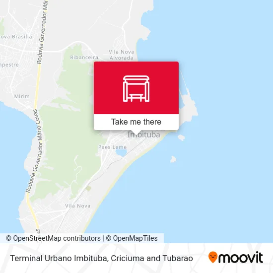 Terminal Urbano Imbituba map