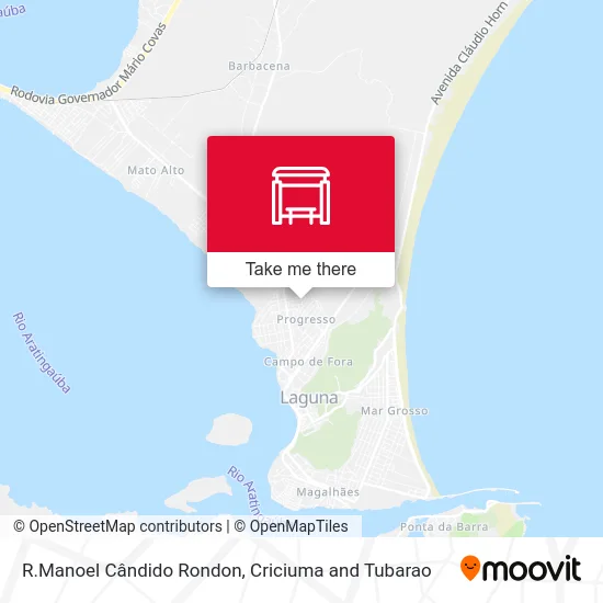 R.Manoel Cândido Rondon map