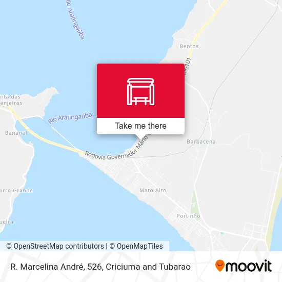 R. Marcelina André, 526 map