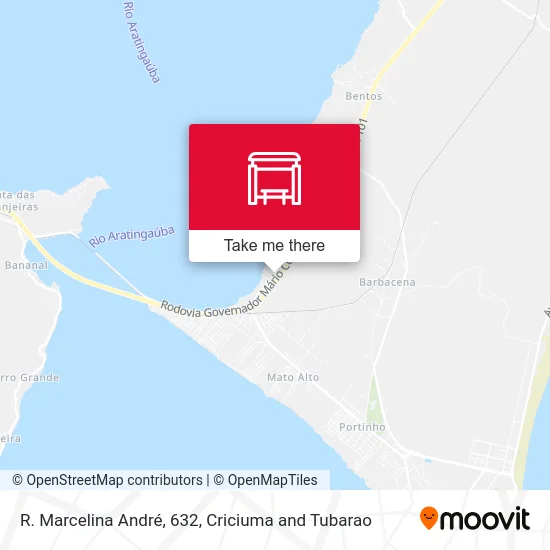 R. Marcelina André, 632 map