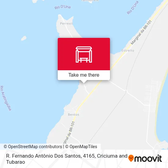R. Fernando Antônio Dos Santos, 4165 map