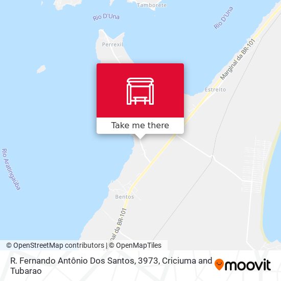 R. Fernando Antônio Dos Santos, 3973 map