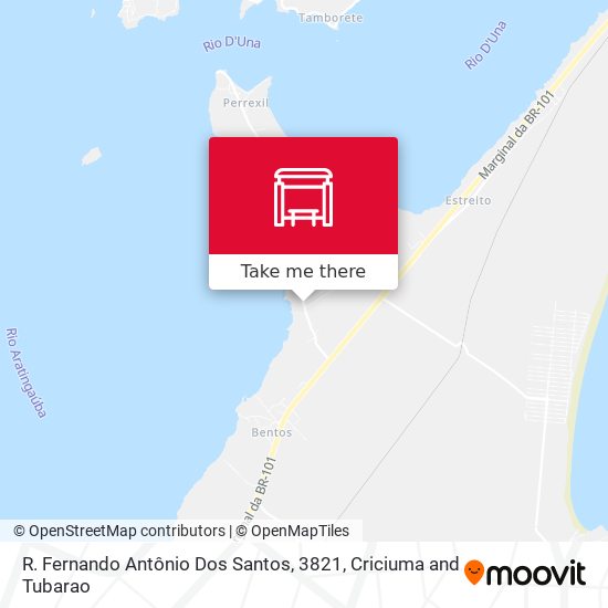 R. Fernando Antônio Dos Santos, 3821 map