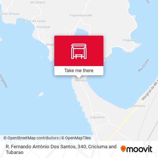 R. Fernando Antônio Dos Santos, 340 map