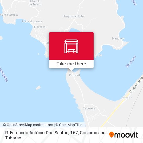 R. Fernando Antônio Dos Santos, 167 map