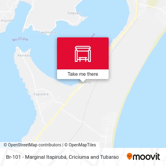 Br-101 - Marginal Itapirubá map