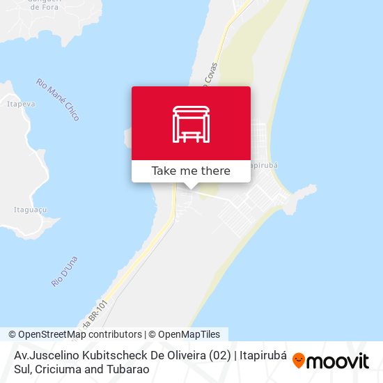 Av.Juscelino Kubitscheck De Oliveira (02) | Itapirubá Sul map