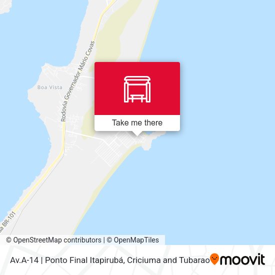 Av.A-14 | Ponto Final Itapirubá map