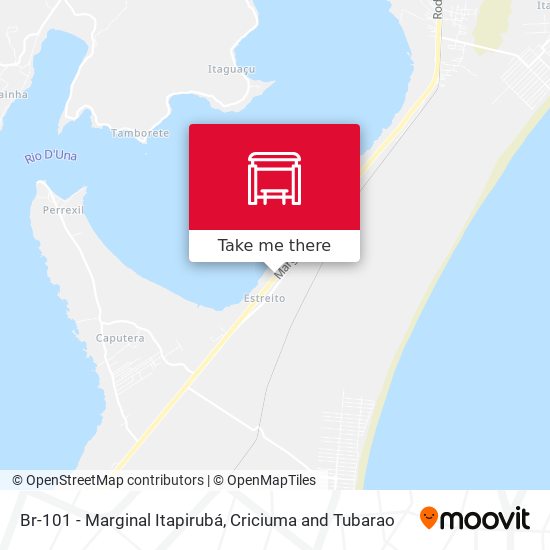 Br-101 - Marginal Itapirubá map