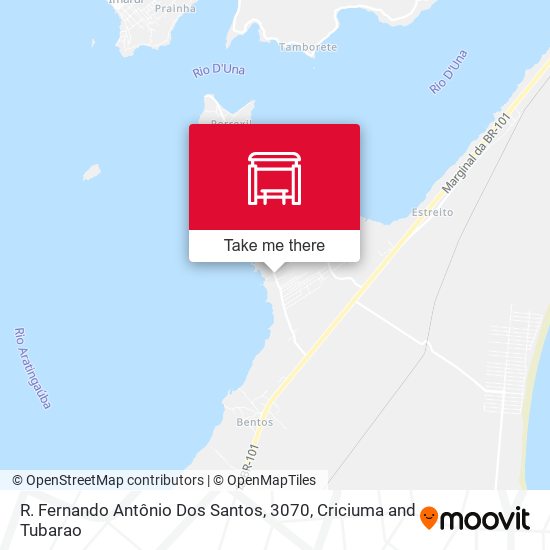 R. Fernando Antônio Dos Santos, 3070 map