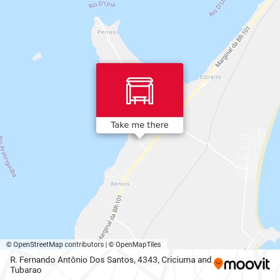 R. Fernando Antônio Dos Santos, 4343 map
