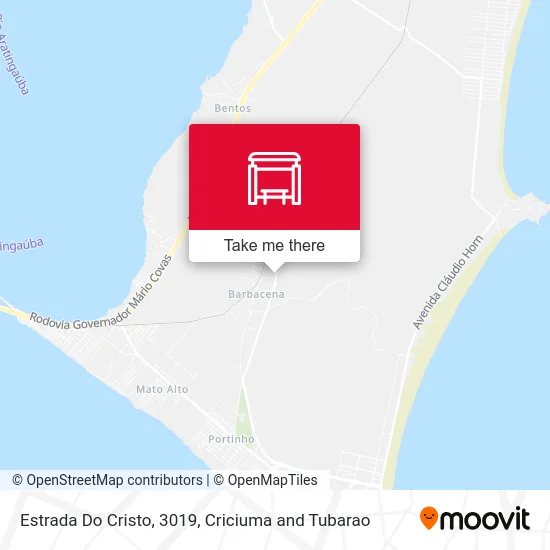 Estrada Do Cristo, 3019 map