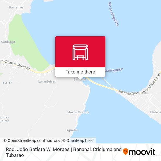 Rod. João Batista W. Moraes | Bananal map