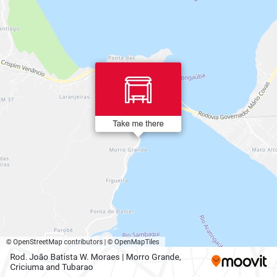 Rod. João Batista W. Moraes | Morro Grande map