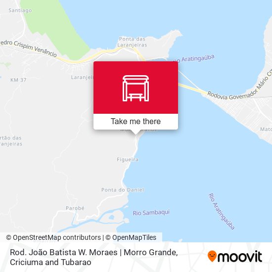 Rod. João Batista W. Moraes | Morro Grande map