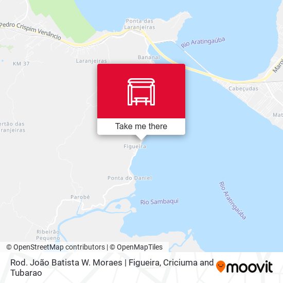 Rod. João Batista W. Moraes | Figueira map