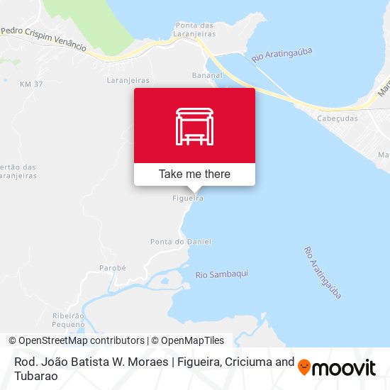 Rod. João Batista W. Moraes | Figueira map