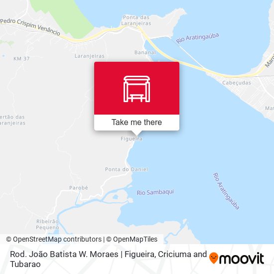 Rod. João Batista W. Moraes | Figueira map