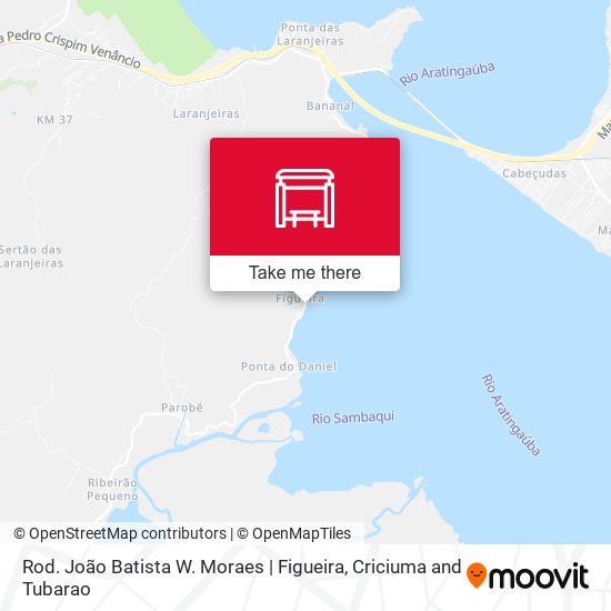 Rod. João Batista W. Moraes | Figueira map